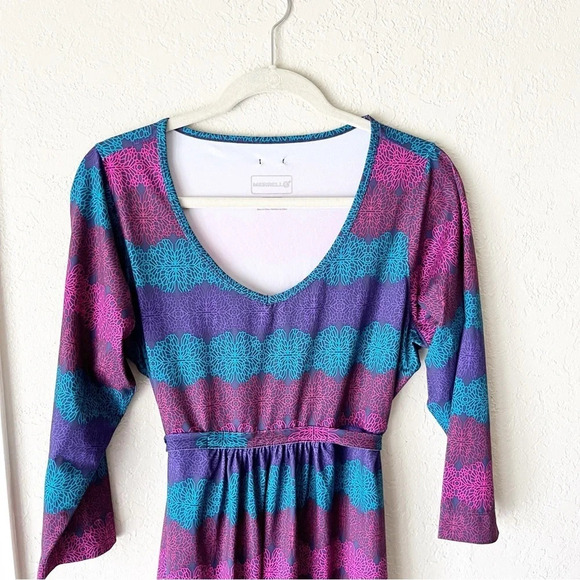 MERRELL Lorimer Dress in Fig Prism L NWT - Picture 3 of 7
